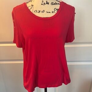 MICHAEL Michael Kors Red Relaxed Short Sleeve T-Shirt